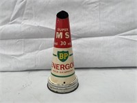 BP Energol super MS tin oil bottle top