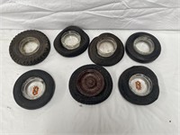 Assorted tyre ashtrays
