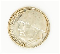 Coin 1943  Italy 20 Lira Silver Brilliant Unc.