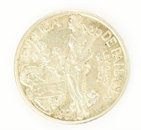 Coin 1934 Panama One Balboa  Almost Unc.