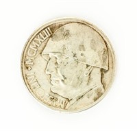 Coin 1928  Italy 20 Lira Silver Very Fine