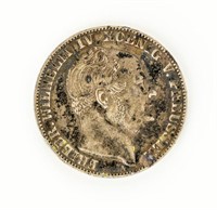 Coin 1860A  Prussia 1 Thaler in Extra Fine