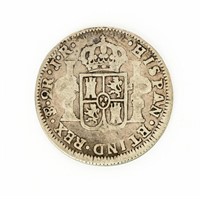 Coin 1774 Bolivia 2 Reales in Good
