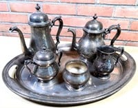 Sterling SILVER- tea service- All marked Sterling