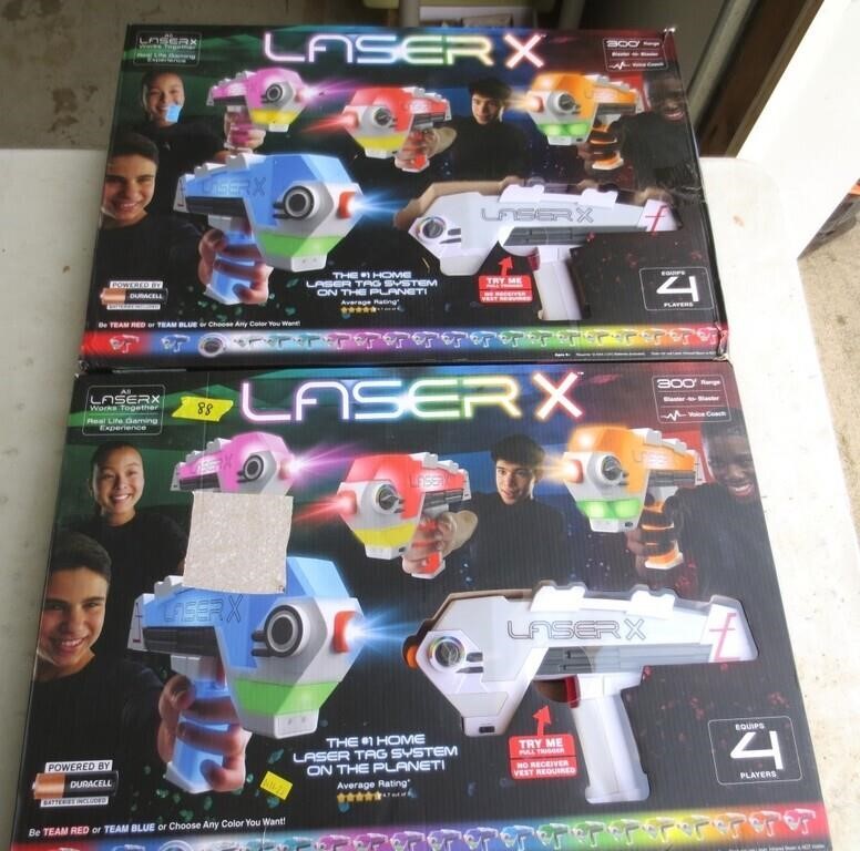 2 - 4 player Laser X tag systems