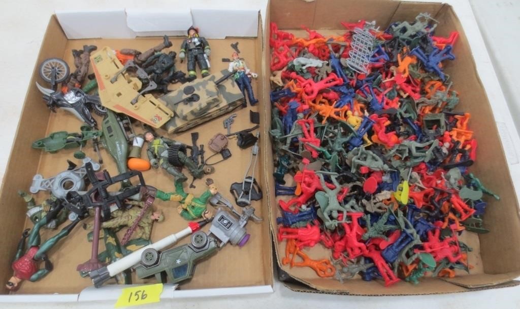 Plastic army figures