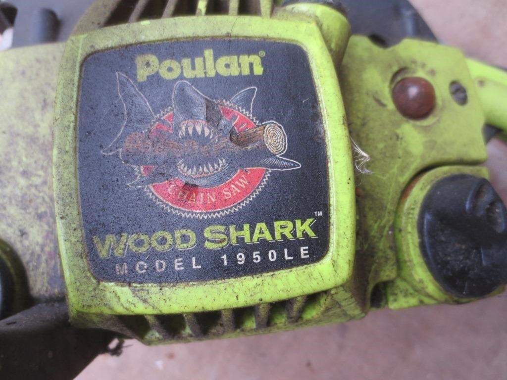 Poulan Wood Shark model 1950LE chainsaw