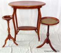 Collection of Three Mahogany Sidetables