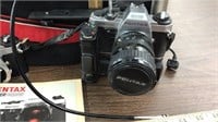 Pentax cameras & flash & case