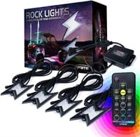 RGB LED Rock Lights with Wireless Remote Control