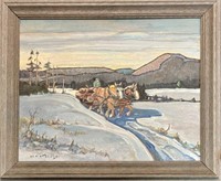 NICE SIGNED VINTAGE PAINTING - MONCTON ARTIST
