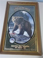 Hamms beer mirror, 1993 Brown bear