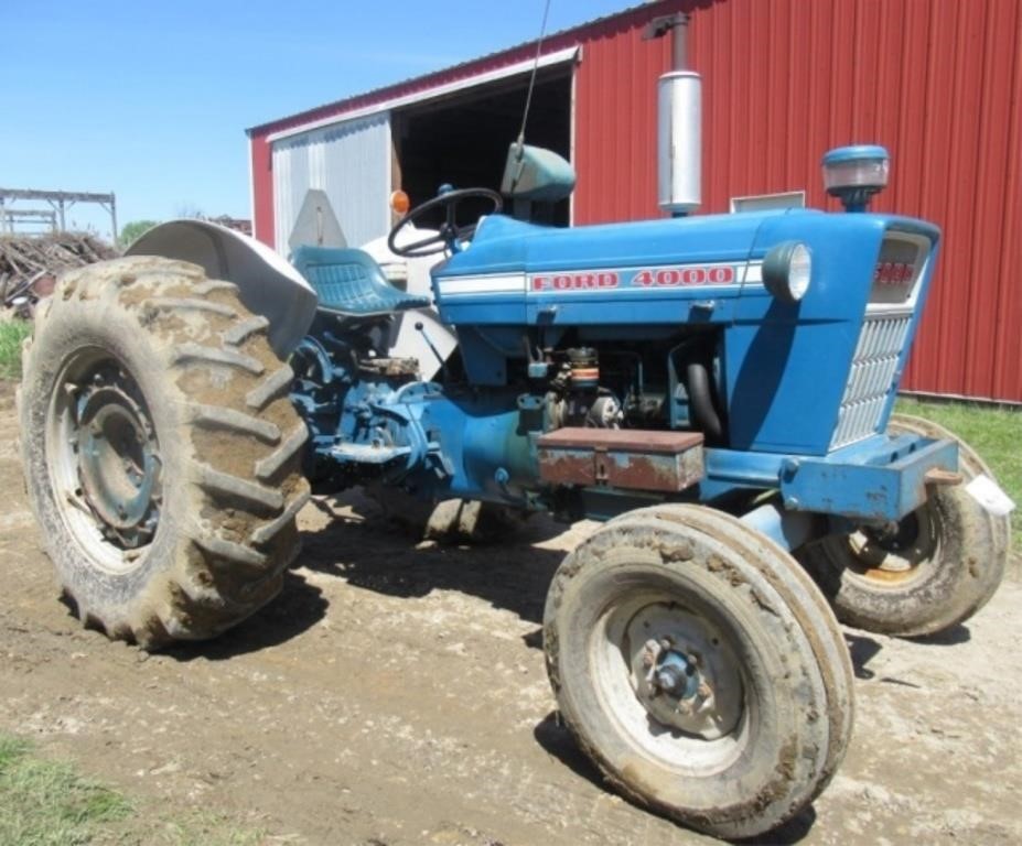 One owner 1973 Ford 4000 diesel field tractor