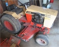 Case 444 garden tractor with 4' belly mower, 14HP