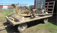 8' W x 14' L Hay wagon with 831 M-108131 running
