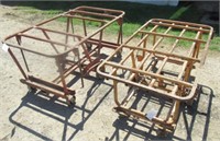 (2) Platform carts. Measures 32" W x 60" L tops.