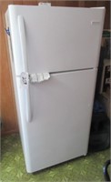 New, hardly used Frigidaire fridge/freezer.