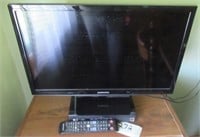 Samsung 24" TV with remote.