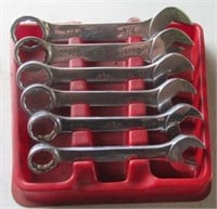 Mac 6 piece stubby combination wrench set. Sizes