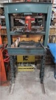 22 Ton hydraulic shop press. Measure: 67" H x 34"
