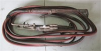Oxygen acetylene hose with heads including Purox,