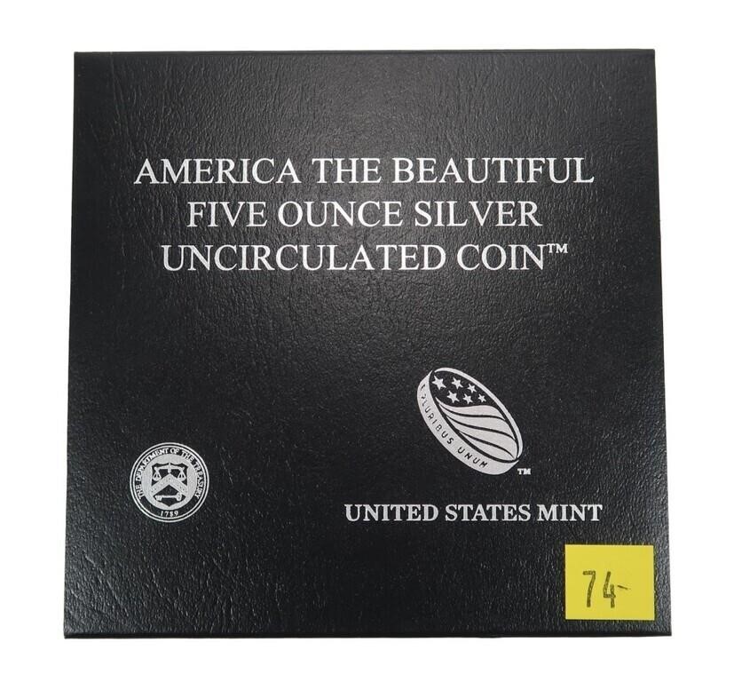 2010-P America the Beautiful -Five Ounce Silver