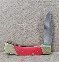 Locketback Red Pocket Knife