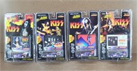 4pc Kiss Die Cast Collector Cars