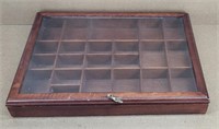 Storage/Display Box - wood & glass