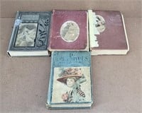 Antique 1900s Books - Hardback set of 4
