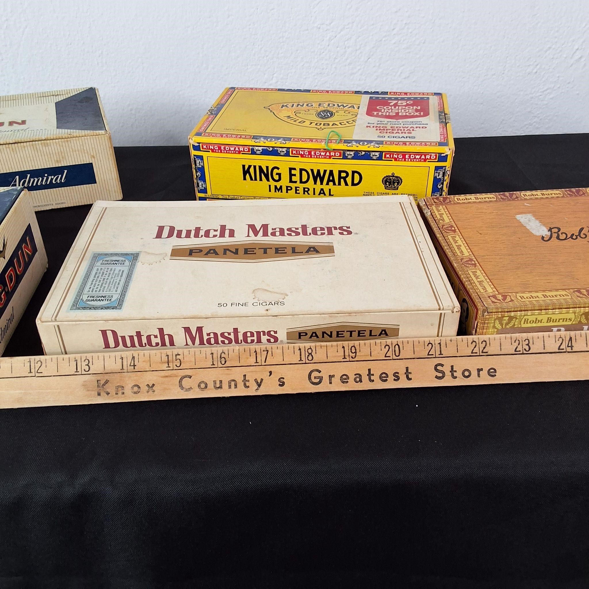 CIGAR BOXES AND VINTAGE ADVERTISING