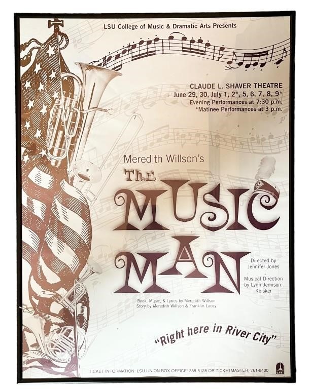 Music Man Framed Poster