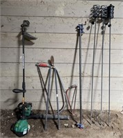 Leaf blower, weed trimmer, saws, torches, & more