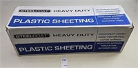 Heavy duty plastic sheeting