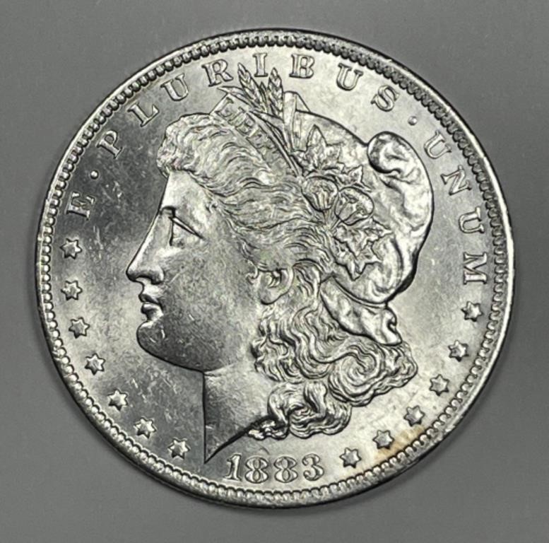 1883-O Morgan Silver $1 Brilliant Uncirculated BU