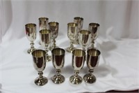 Set of 12 Silverplated Cups