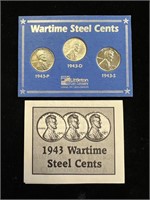 Wartime Steel Cents PDS Set by Littleton Coin Co.