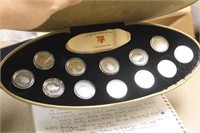 Canada Millenium 1999 Silver Quarters Set