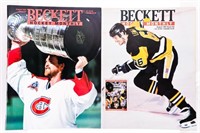 Lot 2 - Hockey BECKETT - Lemieux & Roy Covers