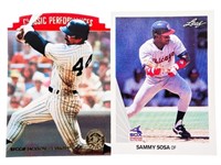 Lot 2 Baseball Cards - Reggie Jackson & Sammy Sosa