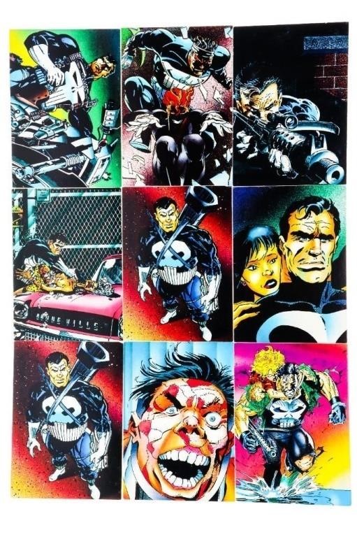 Lot 9 Cards - The Punisher