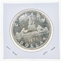 1951 Canada Silver Dollar