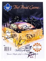 The Final Game Program, Limited Edition, 7 Autogra