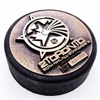 NHL 50th ALL STAR Game Bronze Limited Edition Puck