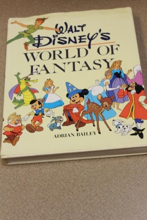 Walt Disney's World of Fantasy Hardcover Book