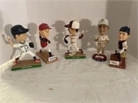 Bobble heads - Phillies, Iron Pigs, Indians
