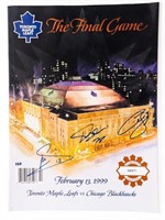 Toronto Maple Leafs - The Final Game Program Feb.
