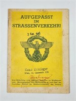 1943 GERMAN PEDESTRIAN TRAFFIC PAMPHLET