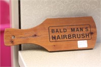 Cedar bald mans hairbrush