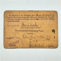 1940 SERVICE ID FOR POLISH WORKER W/ PHOTO